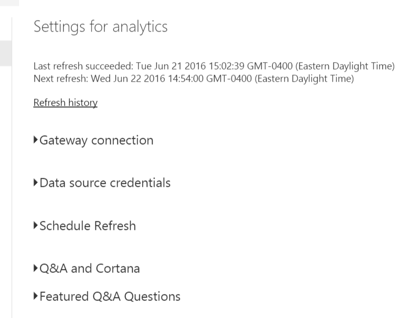 powerbi sharepoint dataset - update password-4