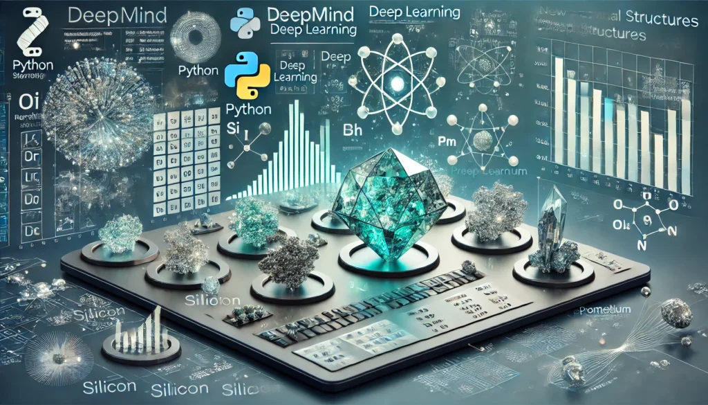 DeepMind Materials new crystal structure data analysis